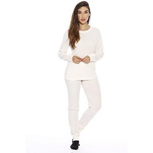 Just Love Women's Thermal Underwear Pajamas Set - 1 of 4