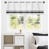 Sweet Jojo Designs Window Valance Treatment 54in. Hotel White and Black - 3 of 4