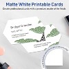 Avery Printable Geo Business Cards, Sure Feed Technology, 2" x 3-1/2", Matte White Cardstock, Print-to-The-Edge, Laser/Inkjet Printable, 80 Total - 3 of 4