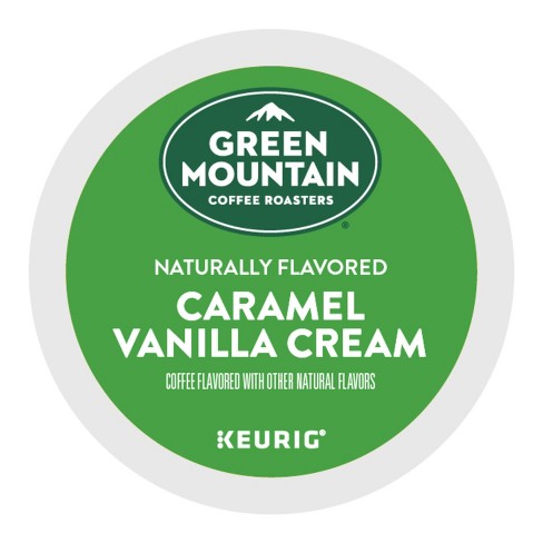 24ct Green Mountain Coffee Caramel Vanilla Cream Keurig K-Cup Coffee Pods Flavored Coffee Light Roast - image 1 of 4