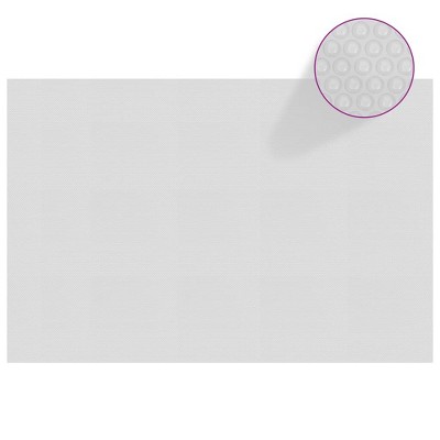 VidaXL Floating PE Solar Pool Film 118.1 in.x78.7 in. Gray