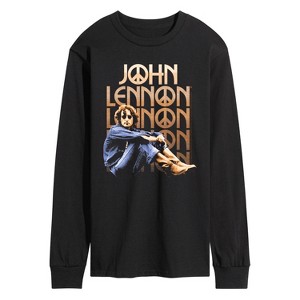 Men's - John Lennon - Vintage Look Long Sleeve Graphic T-Shirt - 1 of 3