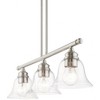 Livex Lighting Moreland 3 - Light Chandelier in  Brushed Nickel - 2 of 4