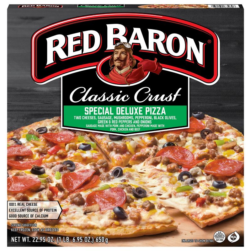 Red Baron Frozen Pizza Classic Crust Special Deluxe - 22.95oz, 1 of 14