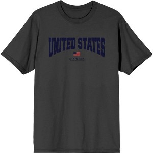 Americana United States of America Flag Men's Short Sleeve Tee - 1 of 2