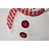 Whizmax 2Ft Christmas Snowman Decorations with Rotation Led Light, Pre-Lit Outdoor Snowman Wear Hat Scarf,Xmas Decor for Home Holiday Party - 4 of 4