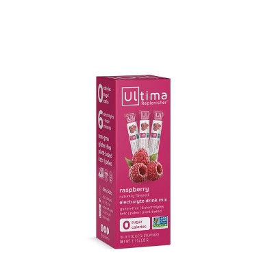 Ultima Replenisher Electrolyte Drink Mix Box - Raspberry - 10ct