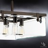 Urban Ambiance Luxury Modern Farmhouse Square Chandelier,  13-3/4"H x 22-3/4"W SQ,  Olde Bronze Finish, UHP2444 - 4 of 4
