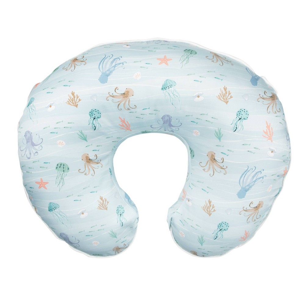 Photos - Other for feeding Boppy Nursing Pillow Cover Premium, Blue Ocean