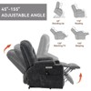 CAVINAS Power Lift Recliner with Massage & Heat for Elderly, Wide Overstuffed Heavy Duty Chair, Dual USB-C Ports & Steel Cup Holders - 3 of 4