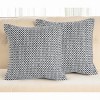 Set of Two  Chevron Cotton Throw Pillows - 2 of 4