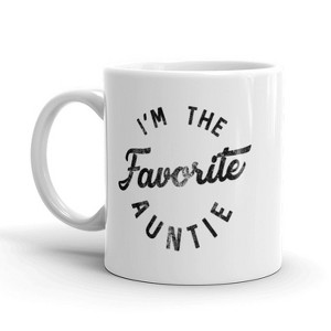 Crazy Dog T-Shirts Favorite Auntie Coffee Mug Funny Niece Nephew Aunt Ceramic Cup-11oz - 1 of 4