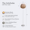 Brightech Artichoke Mid-Century (Includes LED Light Bulb) Standing Floor Lamp Polished White: 5.5 ft Tall, 20-Year Bulb Life, 3-Year Warranty - 3 of 4
