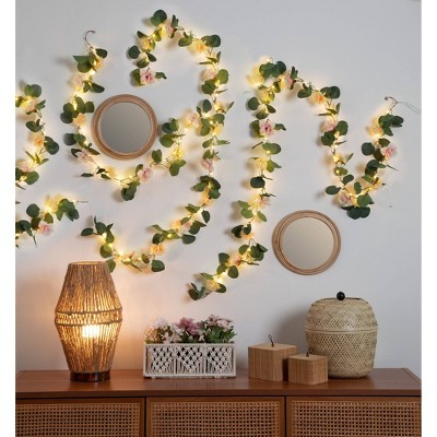 Teen LED Vine Garland Warm String Light Green - West &#38; Arrow_0