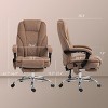 Heated Reclining Massage Office Chair with Footrest, Adjustable Height & Padded Seat for Home or Work-3irtyhousy - 4 of 4
