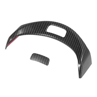 Unique Bargains Center Console Armrest Button Switch Cover Trim for Mercedes Benz C Class W205 GLC Class X253 2015-2020 Black Carbon Fiber
