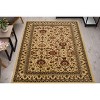 5'x7' Elegance Zeigler Rug Off White - Linon: Traditional Floral Area Rug, Low Pile, Indoor Use, Machine Made - 2 of 4