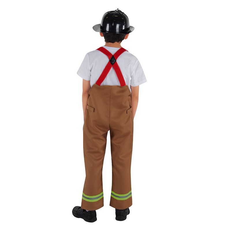Dress Up America Fireman Costume for Kids - Role Play Firefighter Costume - Small 4-6, 4 of 6