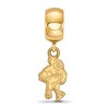 Black Bow Jewelry 14k Yellow Gold Plated Sterling Silver Iowa State Cyclones NCAA Bead Charm - 2 of 4