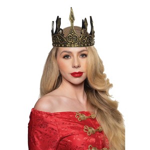 Underwraps Womens Queen's Crown - Size One Size Fits Most - Gold - 1 of 1