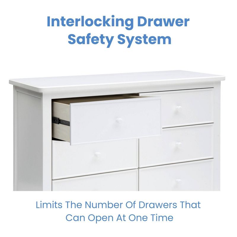 Delta Children Haven 6 Drawer Dresser with Interlocking Drawers, 4 of 15