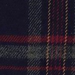 navy and gray classic plaid