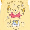 Disney Minnie Mouse Winnie the Pooh Nightmare Before Christmas Baby Girls Snap Romper and Bucket Sun Hat Newborn to Infant - 4 of 4