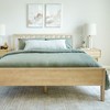 Plank+Beam Solid Wood Scandinavian Queen Bed Frame with Slatted Headboard - 2 of 4