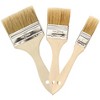Jack Richeson Utility White Bristle Brushes Assortment,  Flat Type, Assorted Sizes , Set of 48 - 3 of 3