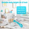 Allobebe Baby Balance Bike For Ages Up to 3 Years Adjustable Seat, Silent & Soft 3 Wheel Ride On, Light Blue - 3 of 4