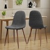 NicBex Dining Chairs Set of 2,Modern Kitchen Chairs with High Backrest and Wood Legs for Living Meeting Room,Bedroom - 2 of 4