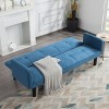 MAYEERTY 74.8 Sleeper Sofa Bed Multi-Functional Couch for Living Room - 3 of 4