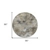 Beige Taupe And Gray Abstract Washable Indoor Outdoor Area Rug - 3 of 4