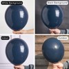 PartyWoo Balloons Navy Blue Matte Dark 36 18 12 10 5 Inch 127 pcs - 3 of 4