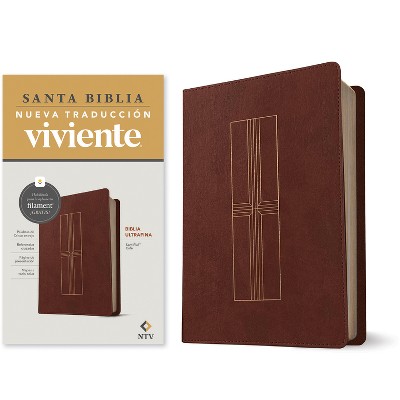 Biblia Ultrafina Ntv, Con Filament (Sentipiel, Café, Letra Roja) - (Leather Bound)