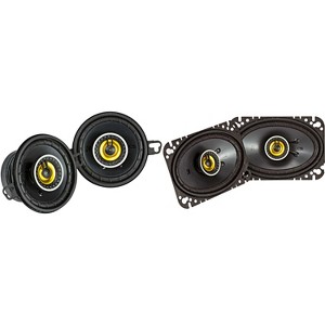 Kicker 46CSC464 CS-Series CSC46 4x6-Inch (100x160mm) Coaxial Speakers w/ 46CSC354 3.5" Coaxial Bundle - 1 of 4