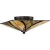 Quoizel Lighting Asheville 2 - Light Flush Mount in  Valiant Bronze - 3 of 4