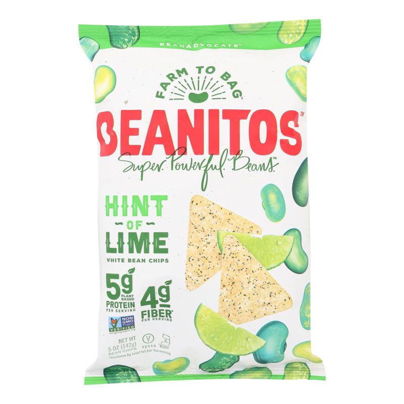 Beanitos White Hint of Lime Bean Chips - Case of 6/5 oz, 2 of 7