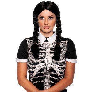 Underwraps Goth Girl Adult Women's Costume Wig - 1 of 1
