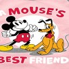 Girls' - Disney - A Mouse's Best Friend Shirt Tail Raglan Graphic T-shirt - 2 of 3