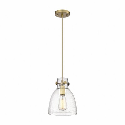 Newton Bell - 1 Light Pendant In Industrial Style-9.63 Inches Tall and 8 Inches Wide