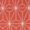 Prism Coral Orange Geometric Paste the Wall Wallpaper - 4 of 4