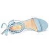 Allegra K Women's Tie-Up Strappy Chunky High Heels Sandal - 4 of 4