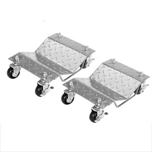 Car Dolly Set, 360° Rotating Anti-Skid Wheels, 1500LBS Capacity Wheel Dolly, Manganese Steel Construction, Antiskid Plate Design - 1 of 4