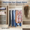 SereneLife Premium Wooden Pants Hangers - 2 of 4