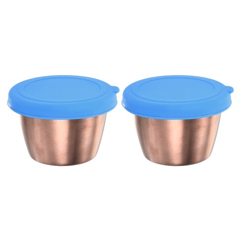 Unique Bargains Silicone Stainless Steel Leak-proof Airtight Food Storage Container - image 1 of 4