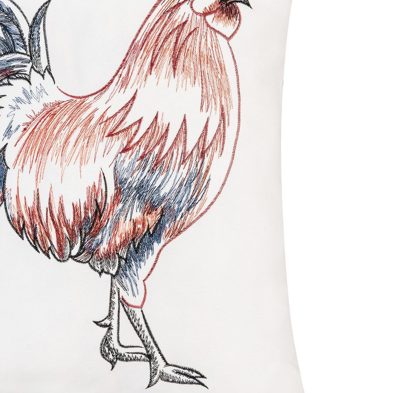 C&F Home 18" x 18" Rooster Strut Indoor / Outdoor Embroidered Throw Pillow, 3 of 6