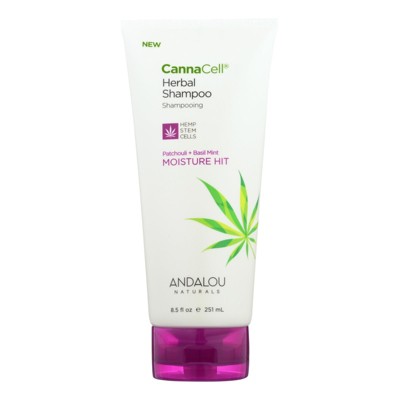 Andalou Naturals Patchouli and Basil Mint Moisture Hit Shampoo - 8.5 oz