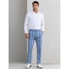 Lars Amadeus Men's Plaid Regular Fit Formal Business Dress Pants - 3 of 4