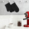 REGALWOVEN Heat Resistant Thick Cotton Lining Durable Oven Mitts Set of 2 10.6x6.7inch - 3 of 4